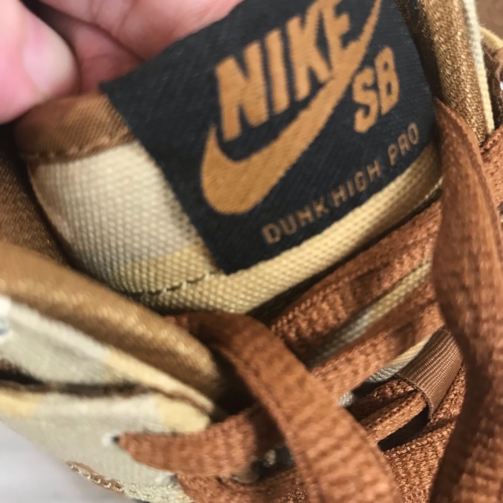 Nike SB Dunk High Camo NEW - Picture 7 of 8